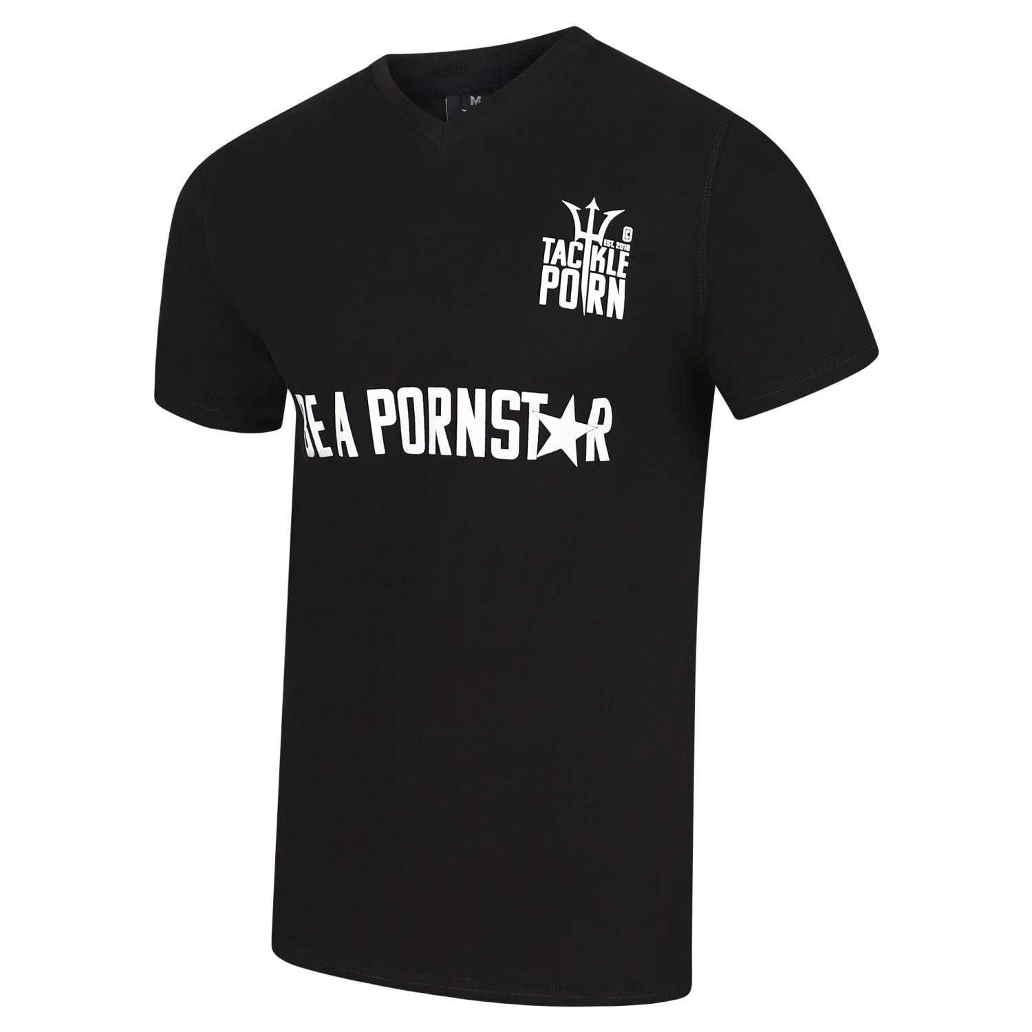 Tackle Porn TShirt "Pornstar", Gr. 3XL schwarz